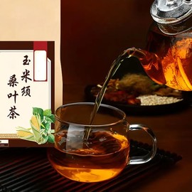 Corn Silk MulberryLeaf Tea Bag, [China Medicinal Herb]Corn Stigma Tea,100% Natural Organic Pure Corn Silk Tea) Non-GMO, Caffeine-Free, 30Bleach-Free Tea Bags玉米须桑叶茶
