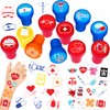 36PCS Nurse Party Favors - 24PCS Pre-Cut Temporary Tattoos &