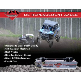 RUGGED Performance Axle for 2021-2022 Segway Fugleman UT10 Front Left OEM: U01P11000001