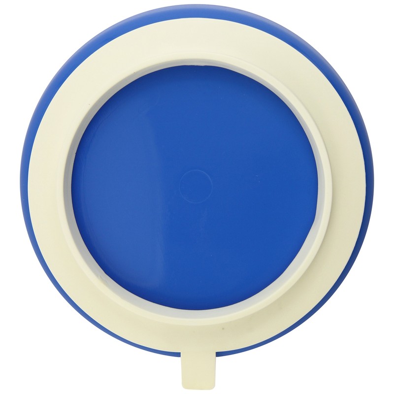 SP Ableware 745350012 Scooper Plate with Suction Cup Base, Blue