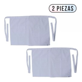 Dilitools Paquete De Medio Mandil Delantal Cocina Mesero Dilitools