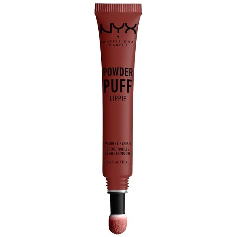NYX Professional Makeup, Powder Puff Lippie, Labial Líquido, Tono Squad
