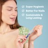 Bona Fide Beauty Glass Nail File with Case, Aqua Cobalt