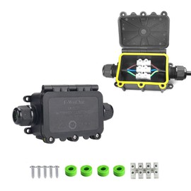 Junction Box Outdoor Waterproof IP68, 2Way M20, Electrical Boxes Extension Cord Repair kit Coaxial Underground Cable Connector 2PCS