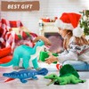 lilizzhoumax Parasaurolophus Plush Toy, 39 cm/15 Inches, Simulated Animal Parasaurolophus