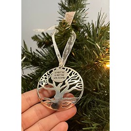 Heart Projects Family Tree Of Life Ornament, We Aren't Step, We Aren't Half, We're Just Family - Christmas