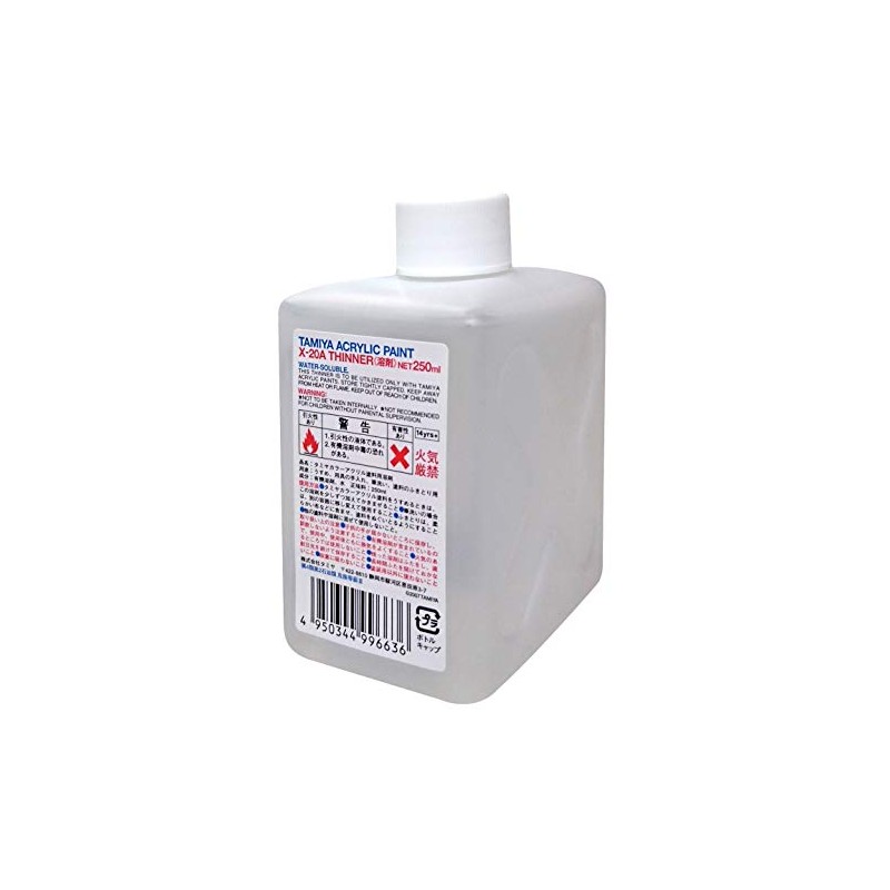 Tamiya 81040 X-20Ael Acrylic Solvent 250Ml - 250ml / 8.45