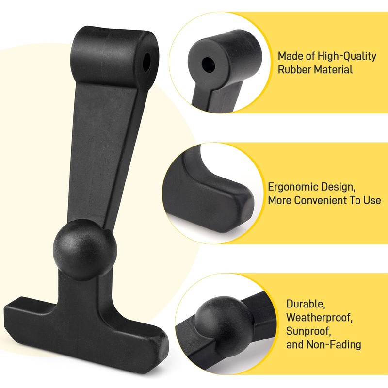 YIBEICO 4 PCS Replacement Cooler Latch for YETI RTIC, Durable