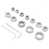 Broco Drill Guide Depth Stop Collars Drill,12pcs 3-16mm Stainless Steel