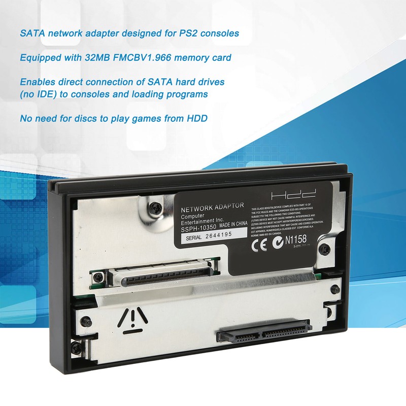 For PS2 Hard Disk Adapter Professional SATA Interface HDD Hard