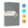 Lavea Jersey Fitted Sheet, Maya Series, 100% Cotton, High-Quality Workmanship,