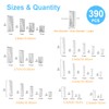 SciWil 390-Piece Compression Spring Assortment Kit, 28 Sizes Small Springs