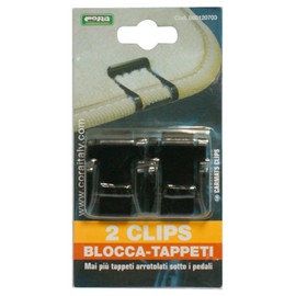 CORA 000120703 Non-Slip Door Mat Clips (Pack of 2)