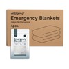 Altland 4 Pack of Emergency Blankets - Individually Packaged Silver