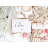 JoliCoon I Love You Card A6 with Natural Envelope and