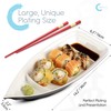Namiway Sushi Boat Serving Tray - Set of 2 Elegant