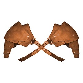 Men,Men Costume - Retro Medieval Knight Pauldron for LARP/Cosplay Costume