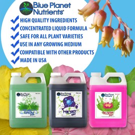 Elite Series Trio (Quart) | All Purpose Fertilizer Set | for All Plants and Gardens | Blue Planet Nutrients