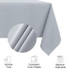PiccoCasa Square Table Cloth 140x140 cm/55"x55", Table Cloth Wipe Clean