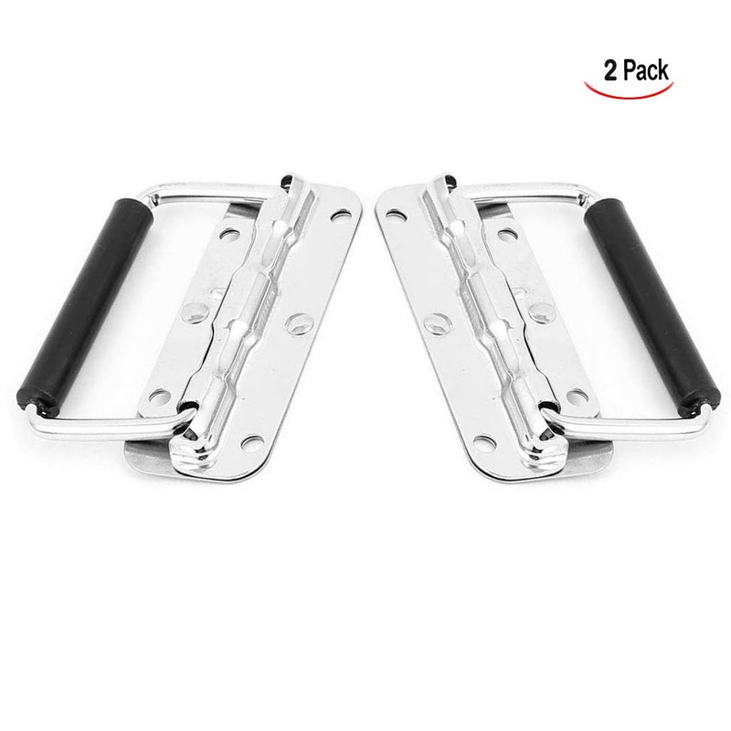 iPobie Set of 2 Folding Handle Stainless Steel Box Handle