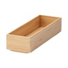 Mujin Ryohin Stackable Bamboo Storage Box, Small, Storage Supplies, Width