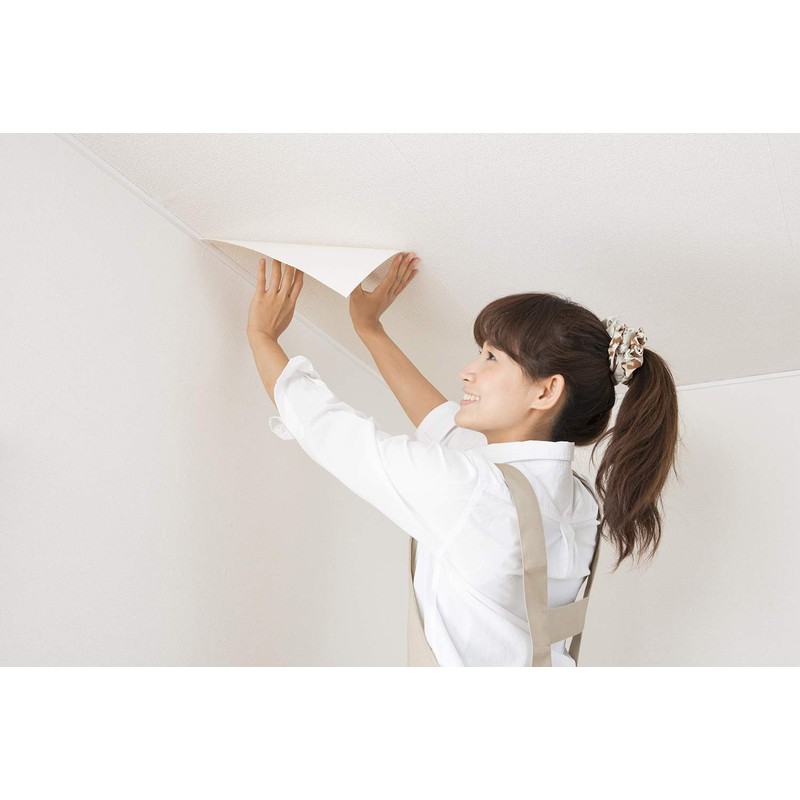 Asahipen TP-21 Wallpaper, Thick Ceiling Panel, Off-White, 18 Pieces