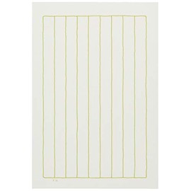 MDS 73-731 Postcard Notes, Vertical Rule, 40 Sheets, Green Ruled