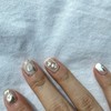 Unique Silver Nail Tips - Ballerina / 유니크 실버 네일팁
