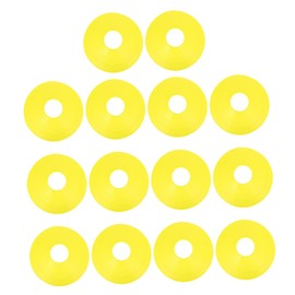 SUPVOX 20pcs Football Barricade Sign Training Soccer Cones Football Training Obstacle Agility Cones Mini Footballs Football Disc Cone Agility Disc Mini Cones Football Cones Red or