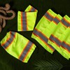 Hercicy Reflective Two Tone Mesh Leg Gaiters High Visibility Polyester