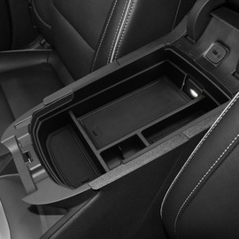 SHAOHAO 2024 GMC Terrain Center Console Organizer for 2018-2024 GMC Terrain Accessories Terrain SL, SLE, SLT, AT4, Denali Secondary Storage Insert Tray Pallet 2024 Terrain Interior Accessory