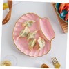 MAGICLULU 1Pc Dumpling Plate with Sauce Dish Creative Seasoning Dish