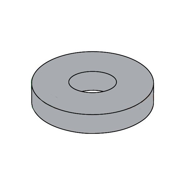 1-1/4" SAE Flat Washers Low Carbon Plain Finish (Quantity: 50