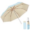 Pioggistar Mini Umbrella Storm Proof Pocket Umbrella Automatic Open and