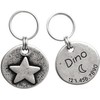 Etiquetas Collares Gatos Perros Placas de Identificación, Diseño Artesanal Único