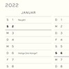 LEUCHTTURM1917 363586 Weekly Planner 2022 Hardcover Medium (A5), 12 Months,