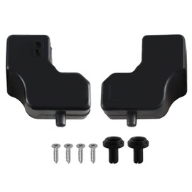 FUSCH Tailgate Upper Rubber Bushing Bumper with 3 Bumper Clips, Tailgate Top Rubber Cushion LH, RH Compatible with F-250 F-350 F-450 F-550 Super Duty Replace#: HC3Z-99439A00-A HC3Z-99439A00-B