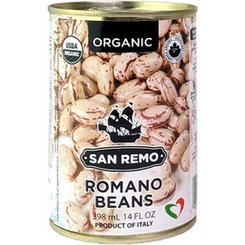 San Remo Organic Romano Bean, 398ml