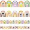 Boho Bulletin Border Trim 36ft Two Sided Rainbow Border for Classroom Back to School Family Party