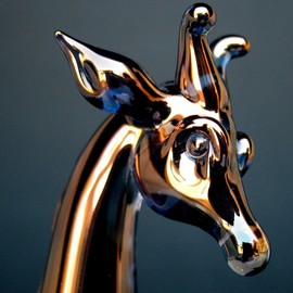 Prochaska Gallery Hand Blown Glass Giraffe Figurine