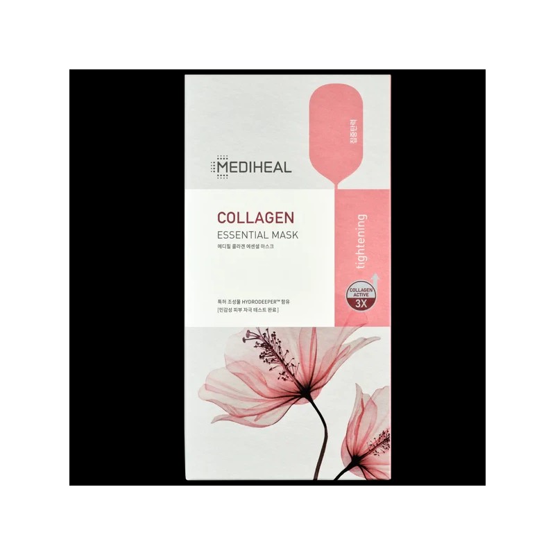 Mascarilla esencial de colágeno mediheal paquete de 10