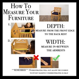 Mozaic Indoor or Outdoor Sunbrella AMCS105533 Square Chair Seat Cushions Set, Set of 2, 20 x 20 x 2.5, Canvas Jockey Red