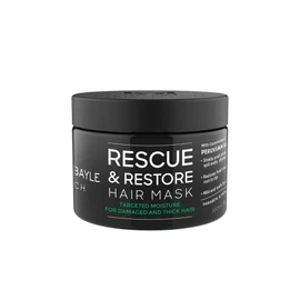MARTHA DEBAYLE Mascarilla RESCUE & RESTORE. Brillo hidratado para cabello áspero y maltratado. Con ceramidas y Sacha Inchi Peruano. Sin parabenos y ftalatos. 450 ml