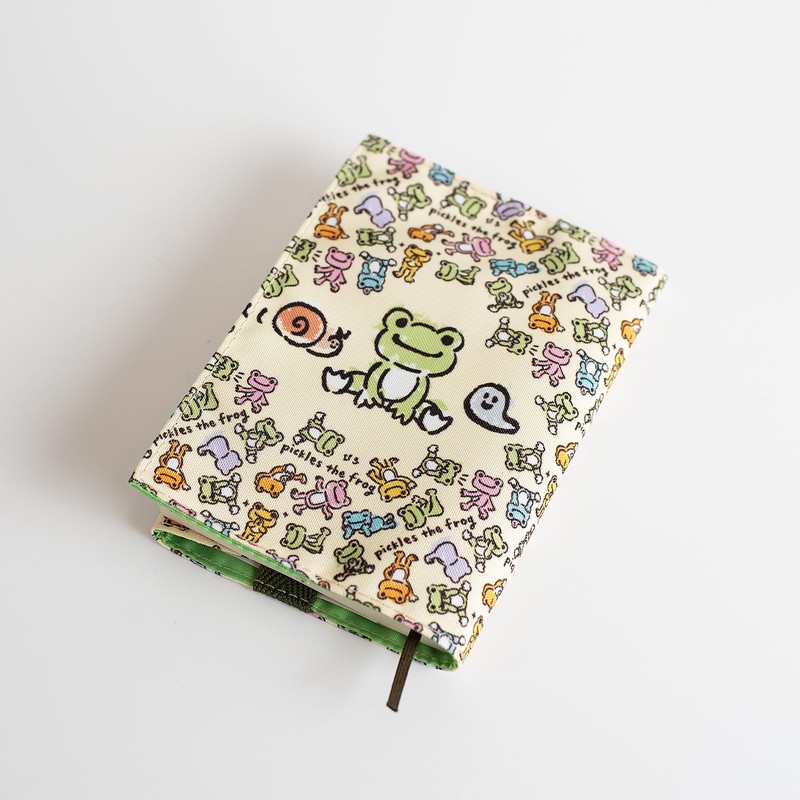Crane Workshop Frog Pickle Book Cover (Town Sanpo, Medium)