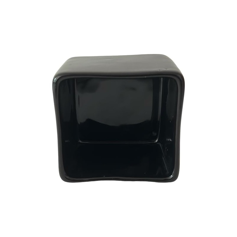 Ramekin Salsero Artesanal: Color Negro hecho de Cerámica