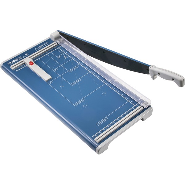 Dahle 534 Professional Guillotine Trimmer, 18" Cut Length, 15 Sheet Capacity, Self-Sharpening, Manual Clamp, German Engineered Cutter