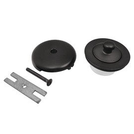 Kingston Brass DLT5301A0 Lift & Turn Tub Drain Kit, Matte Black