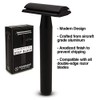 Aluminum Series - Double Edge Safety Razor (Deep Black)