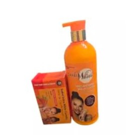 Secret SAHEL WHITE VERY WHITENING BEAUTY LOTION AND SOAP SET.