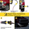 4x 3 inch 24W LED Fog Light Pods with Plug